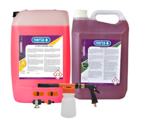 Nerta Power Wash- Wash & Wax Combo (for garden hose)