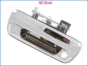 Macadamia nut growing: Chrome Tail Gate Tailgate Handle Fits Isuzu DMAX D-MAX Ute 06-12 W/ Key Hole