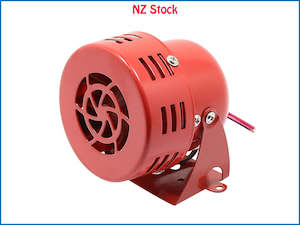 12V Motor Driven Red Air Raid Siren Horn