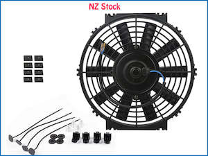 12V Pull / Push Radiator Fan 10" w/ Mounting Kit