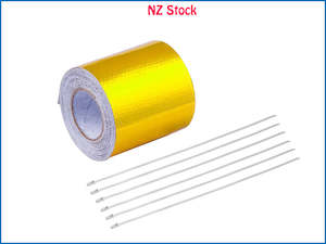 Heat Insulation Tape Roll Gold 5cm x 5m Self Adhesive