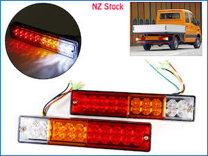 2 x 12V Truck Trailer LED Taillight Tail Light Brake Light