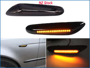 2 x Side Marker Indicator Turn Signal Light for BMW E90 E92 E60 E87 E82 E-Marked