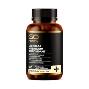 Go Healthy: GO Healthy Go Chaga Mushroom Antioxidant