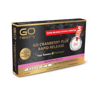 GO Healthy Go Cranberry Plus Rapid Release