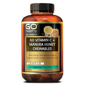 Go Healthy: GO Healthy Go Vitamin C + Manuka Honey Chewables