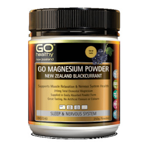 GO Healthy Go Magnesium Powder New Zealand Blackcurrant