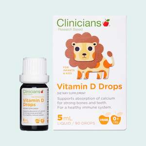 Clinicians: Clinicians Vitamin D Drops for Infants & Kids