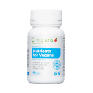 Clinicians Nutrients for Vegans