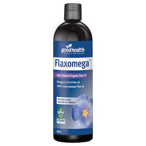 Good Health Flaxomega New Zealand Organic Flax Oil