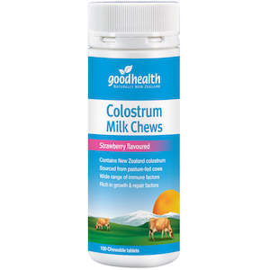 Good Health Colostrum Chews Strawberry Flavour