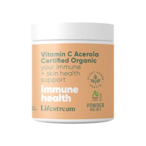 Lifestream Vitamin C Acerola Powder Certified Organic