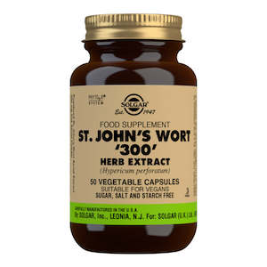 Solgar: Solgar St. John's Wort '300' Herbal Extract