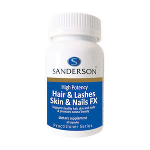 Sanderson High Potency Hair & Lashes, Skin & Nails FX