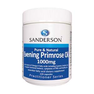 Sanderson Pure & Natural Evening Primrose Oil 1000mg