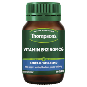 Thompson's Vitamin B12 50mcg