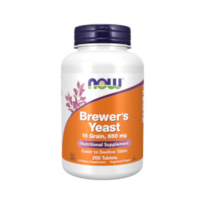 NOW Foods Brewer's Yeast 10 Grain 650mg