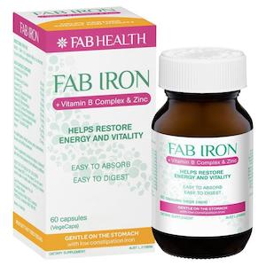 Vitamin B: Fab Iron With Vitamin B And Zinc Capsules