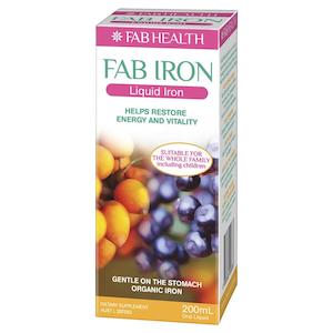 Vitamin B: Fab Iron Liquid Iron