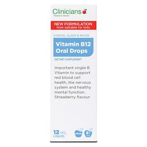 Vitamin B: Clinicians Vitamin B12 Oral Drops