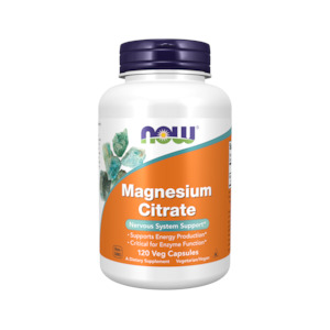 Magnesium: NOW Foods Magnesium Citrate