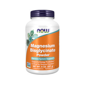 Magnesium: NOW Foods Magnesium Bisglycinate Powder