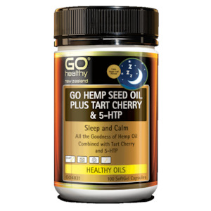 GO Healthy Go Hemp Seed Oil Plus Tart Cherry & 5-HTP