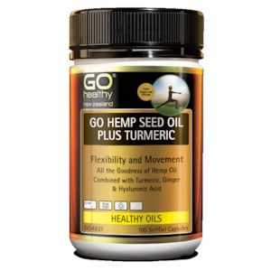 GO Healthy Go Hemp Seed Oil Plus Turmeric