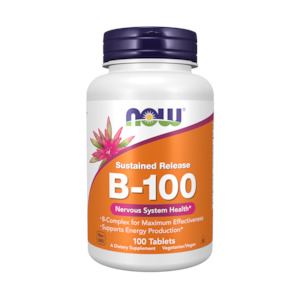 Vitamin B: NOW Foods Vitamin B-100 Sustained Release