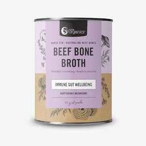 Nutra Organics Beef Bone Broth Adaptogenic Mushroom Flavour