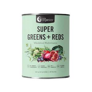 Nutra Organics Super Greens+Reds Powder