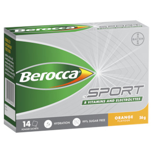 Berocca Sport B Vitamins & Electrolytes - Orange Flavour