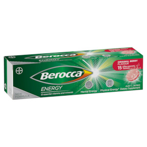 Berocca Energy Original Berry Flavour Effervescent Tablets