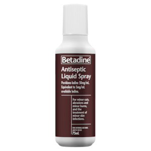 Betadine Antiseptic Liquid Spray