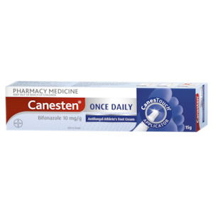 Canesten Once Daily Antifungal Athlete's Foot Cream with CanesTouch Applicator