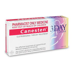 Canesten Clotrimazole Thrush Treatment 3 Day Cream