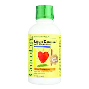 ChildLife Liquid Calcium with Magnesium - Natural Orange Flavour