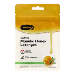 Comvita Manuka Honey Lozenges Olive Leaf Extract