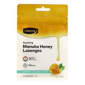 Comvita Manuka Honey Lozenges Soothing Coolmint Flavour