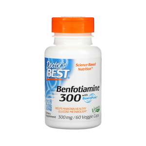 Doctors Best: Doctor's Best Benfotiamine 300 with BenfoPure