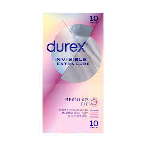 Durex: Durex Invisible Extra Lube Condoms