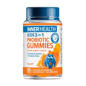 Inner Health Kids 3-in-1 Probiotic Gummies