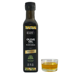 Olive Oil infused with Black Garlic