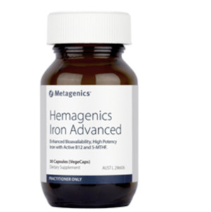 Metagenics Hemagenics Iron Advanced