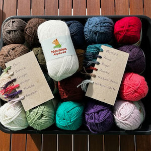 Knitting Yarn: Sample Card