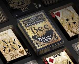 BEE GOLD STINGER PLAYING CARDS