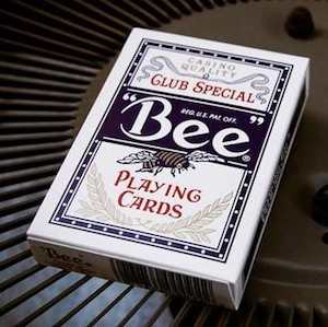 Bee Casino Grade Playing cards - RED & Blue