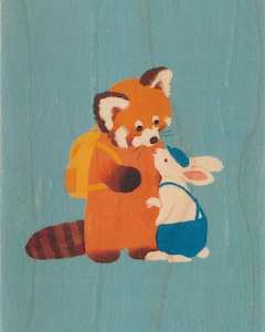 Toy: Red Panda and Rabbit