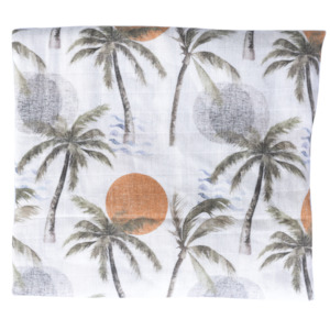 Wholesale trade: Palm Tree Muslin Wrap