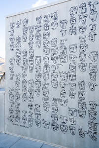 Commission Wall Art - Faces on Exterior